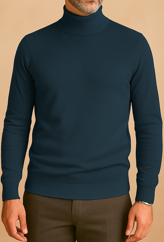 Pull Col Montant Qualité Supérieure - BLUE MARINE